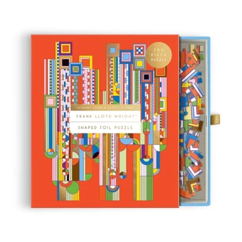 Frank Lloyd Wright Saguaro Cactus & Forms 750 Piece Shaped Foil Puzzle