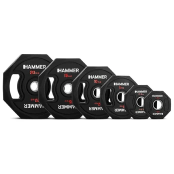 Weight disc HAMMER Octagon Weight Disc, 50mm, 10 kg