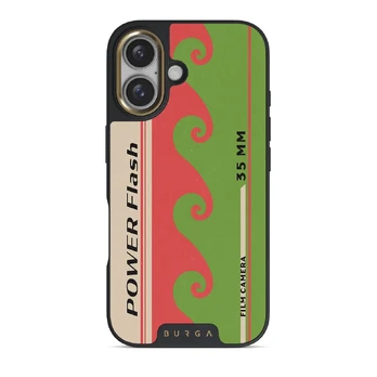 Film Camera - iPhone 16 Case, Elite Dark (MagSafe) / Gold