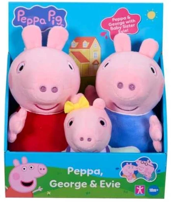 Peppa Pig PEPPA PLUSH 3PK