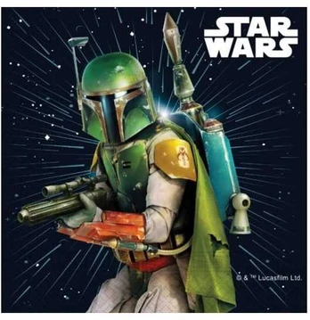 Globos Europe Bv Star Wars galaxy servietter