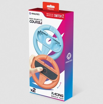 ONIVERSE NSW2 PACK OF 2 RACING WHEEL CONTROLLER HOLDERS - ORANGE/BLUE