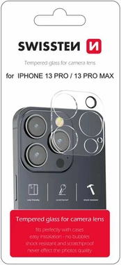Swissten Tempered Glass For Camera Lens For Apple iPhone 13 Pro / 13 Pro Max kaina
