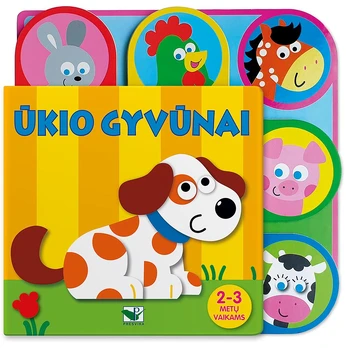 Ūkio gyvūnai. 2-3 metų vaikams