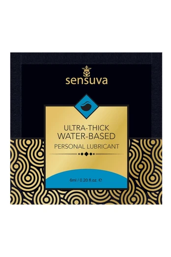 Sensuva Ultra-Thick Water-Based Lubricant Original 6 ml Vegan Formula
