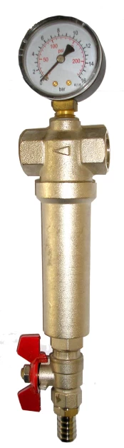 Filtras su manometru 772C 1/2 kaina