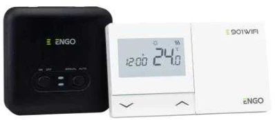 Engo Controls programmējams, bezvadu temperatūras regulators E901WIFI