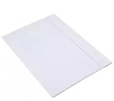 A4 formato aplankas su gumute, baltas - STARPAK