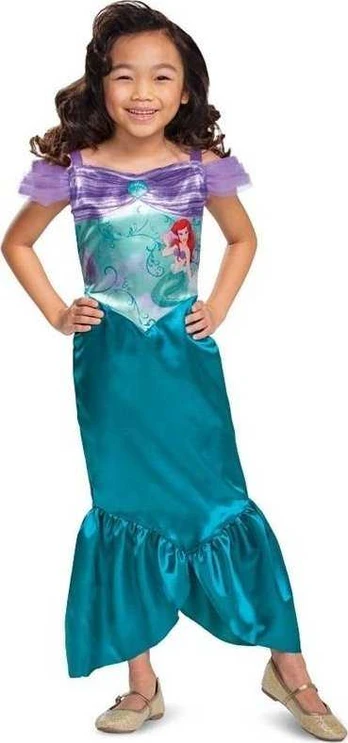 GoDan Ariel Basic Costume - The Little Mermaid, M dydis, 7-8 m