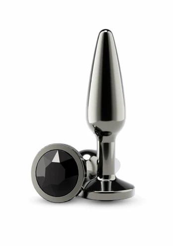 nsnovelties Tapered Plug Medium Chrome-Plated Aluminum Plug