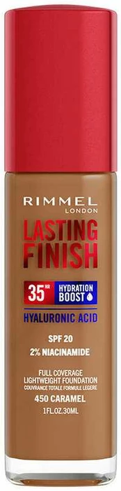 Rimmel London Lasting Finish Hydration Boost Spf20 450-Caramel 30ml
