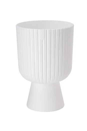 Vazonas Form Plastic KELI MIKA 5125-011, plastikinis, Ø 17.8 cm, baltas
