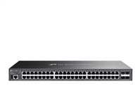 Šakotuvas TP-Link „Omada SG5452X“ 48 prievadų gigabito „Stack Lite“ L3 valdymo komutatorius, 4 10G