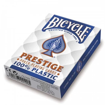 Bicycle Prestige Jumbo Pokerio Kortos (Mėlynos)