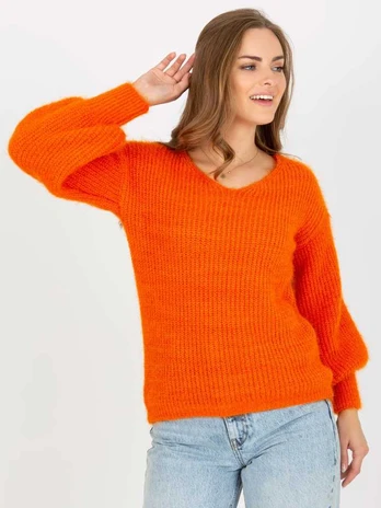 Oranžinis megztinis