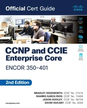 CCNP and CCIE Enterprise Core ENCOR 350-401 Official Cert Guide kaina