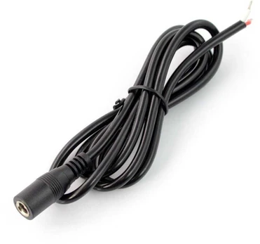 Oem DC lizdas 5.5 x 2.1mm su 1m 20AWG laidu