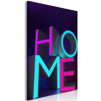 Artgeist Paveikslas - Home Neon (1 Part) Vertical 80x120