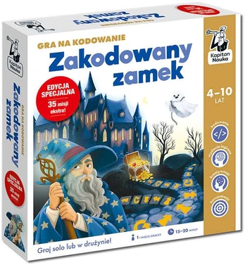 Captain Science Coding Game Coded Lock Educational Game 4-10 Years GR0711