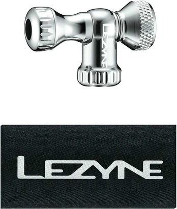 Lezyne Control Drive CO2 pripūtimo galvutė / Gloss Sidabrinis