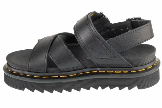 Moteriškos odinės basutės su platforma Dr. Martens Voss II, juodos