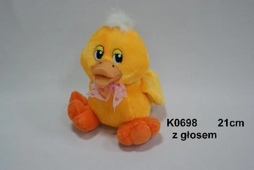 Plastikinė antis su garsu, 23 cm