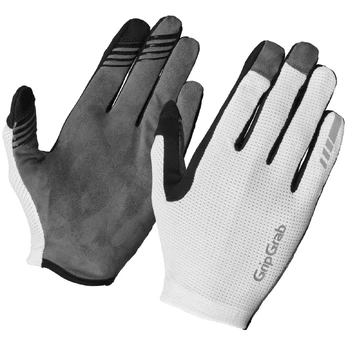 GripGrab PACR InsideGrip™ Full Finger pirštinės | White, L