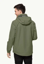 JackWolfskin Vyriška striukė Jack Wolfskin STORMY POINT (softshell) | greenwood