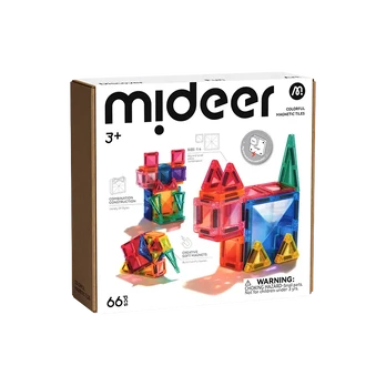 Mideer mix and match magnetinis konstruktorius - 66 dalių