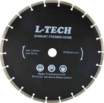 Deimantinis diskas Geko G00227, 300 mm x 25.4 mm x 3.2 mm