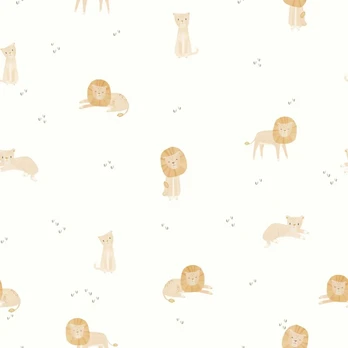 Little Dutch Fleece Wallpaper ´Safari Leo´