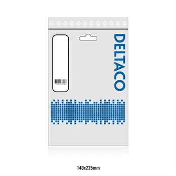 Kabelis DELTACO,USB 2.0, 1m, Type A ha - Type A ho, juodas / USB2-15S