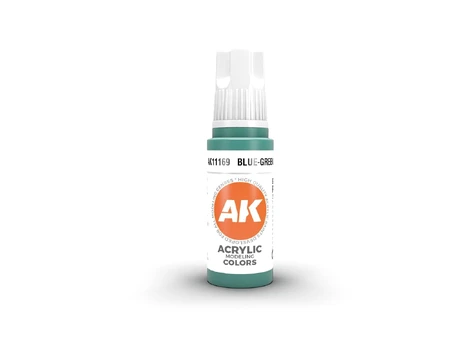 AK Interactive - Mėlyna-Žalias - standard 3rd generation Akriliniai dažai, 17ml, AK11169