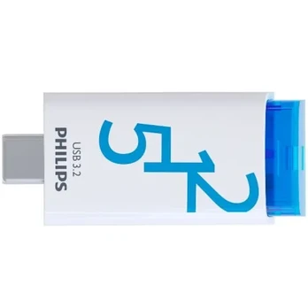 Pendrive Philips USB 3.2 512GB Click Series Gen 1 USB-C