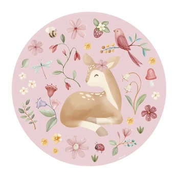 Little Dutch Wallpaper Circle fleece ´Fairy Wonders´