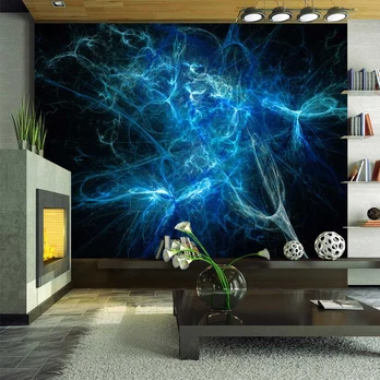 Artgeist Fototapetas - Mėlyna lightning bolts
