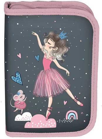 paso Penal without tools. 19.5 cm x 3 cm. pink/pilkas