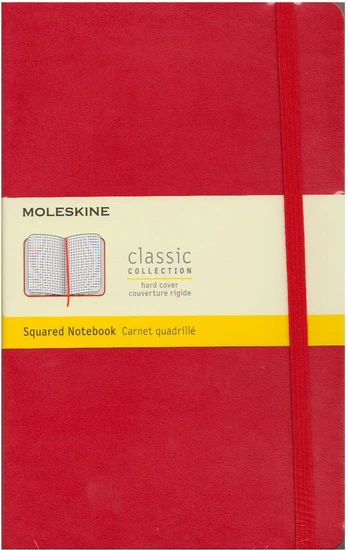 Moleskine Notes L Classic raudona grotele