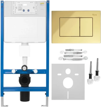 Įleistinis WC rėmas K011A-Q Rea J Gold