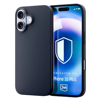 3mk Hardy Silicone MagCase pro Apple iPhone 16 Plus, Graphite