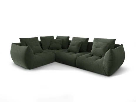 Modular Left Corner Sofa, "Bloom", 3 Seats, 316x222x97 Made in Europe