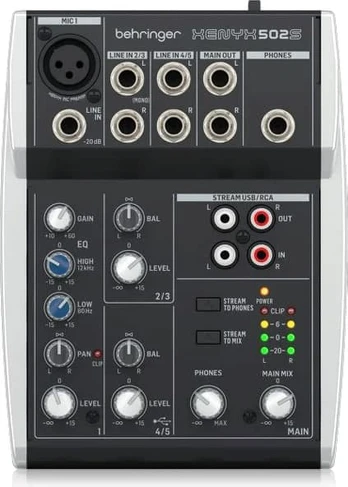 Behringer XENYX 502S - analoginis garso maišytuvas