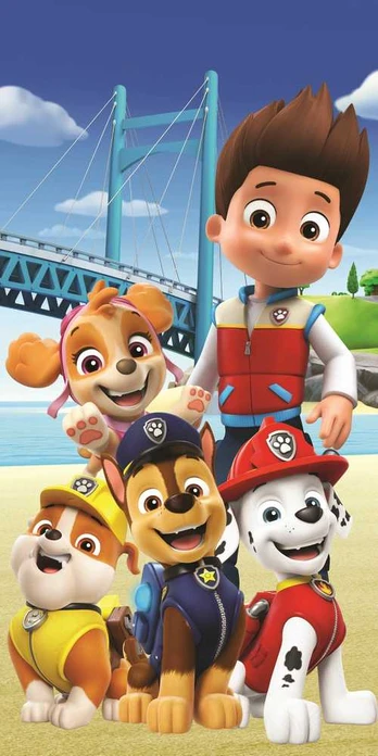 Paw Patrol rankšluostis, 70x140 cm