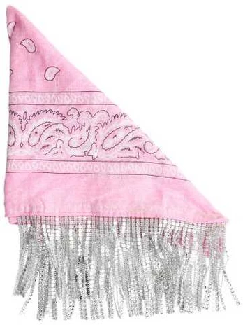 Hisabjoker Ab Rožinė bandana med glitter
