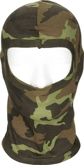 MFH Balaclava 1 hole thin M 95 CZ camo 100 % Cotton kaina