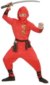Widmann Raudona Dragon Ninja kostume