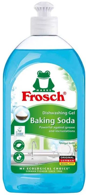Indų ploviklis su soda FROSCH, 500 ml