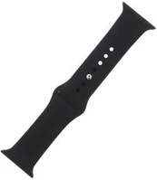 Fusion Accessories 38/40/41/mm juodas silikoninis dirželis S/M