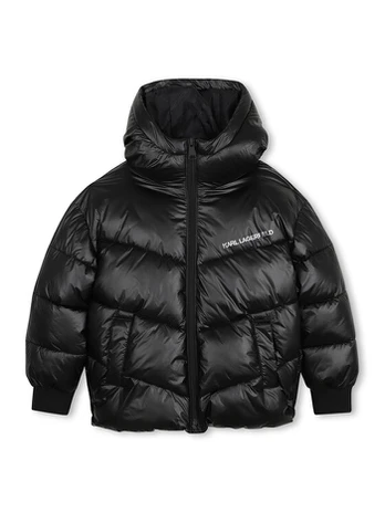 Karl Lagerfeld Kids Žieminė striukė Z31354 D Juoda Regular Fit