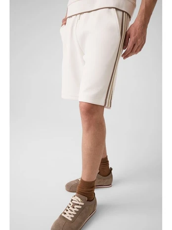Guess Medžiaginės kelnės 183578 Balta Bermuda Fit